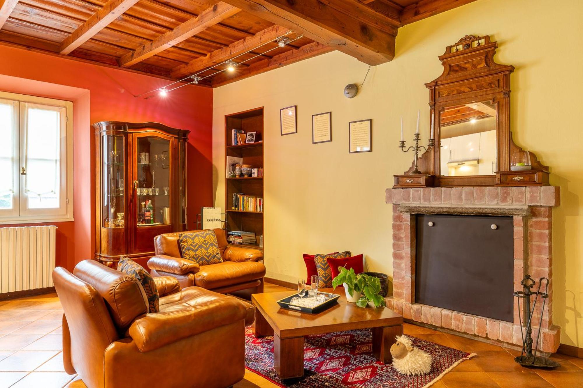 Antica Casa Balsari Lejlighed Borgo Ticino Værelse billede